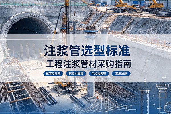 北京注浆管选型标准