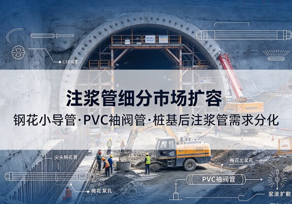 北京注浆管细分市场扩容，隧道钢花小导管、PVC 袖阀管、桩基后注浆管需求分化